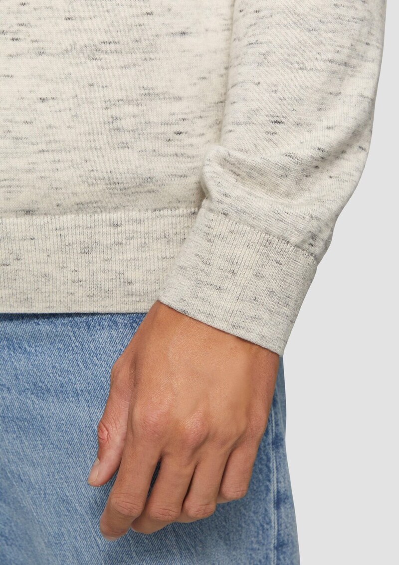 Strickpllover aus Melangegarn