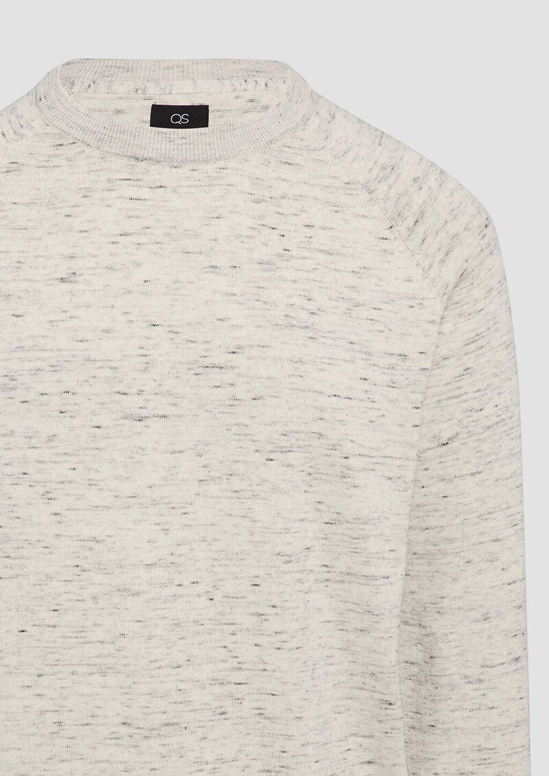 Strickpllover aus Melangegarn