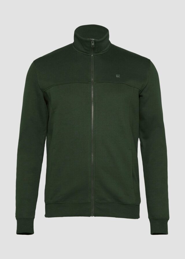 Sweatjacke mit Stehkragen