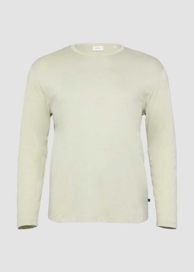 Softes Langarmshirt aus Baumwolljersey