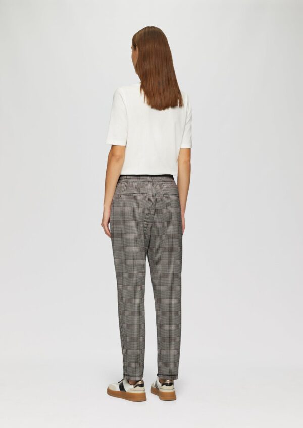 Karierte Jogg Pants mit Gummizug