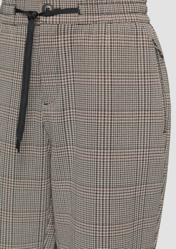 Karierte Jogg Pants mit Gummizug