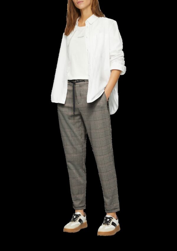 Karierte Jogg Pants mit Gummizug