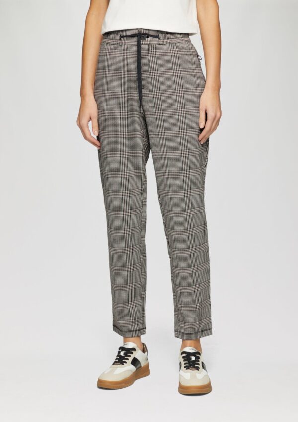 Karierte Jogg Pants mit Gummizug