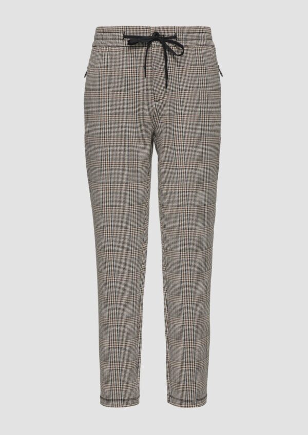 Karierte Jogg Pants mit Gummizug
