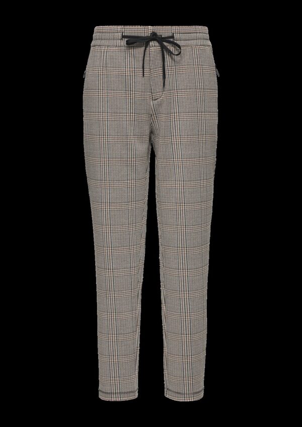Karierte Jogg Pants mit Gummizug