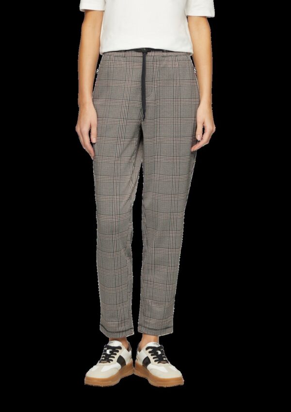 Karierte Jogg Pants mit Gummizug