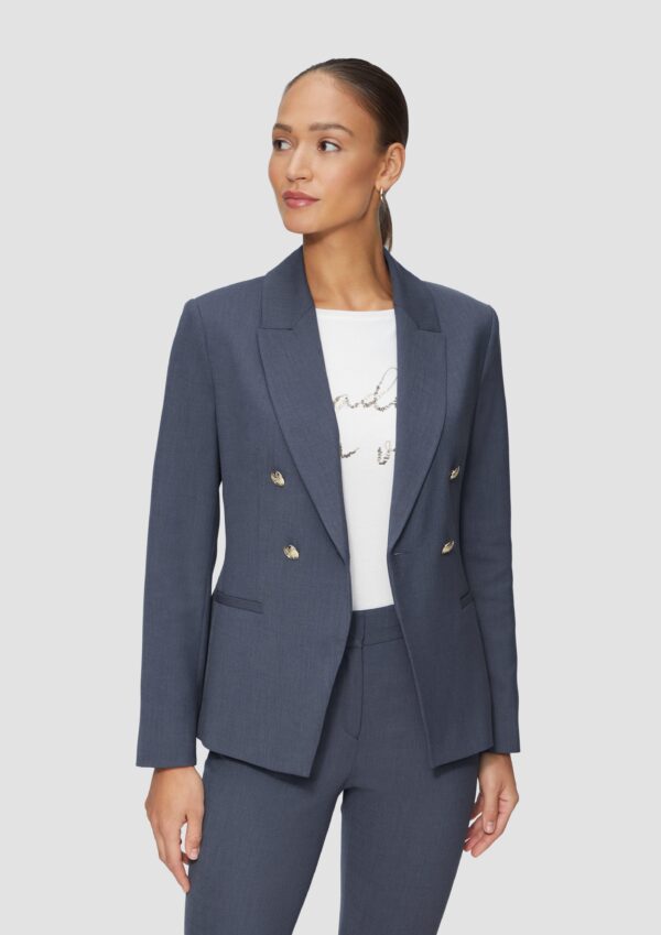 Doppelreihiger Blazer im Slim Fit