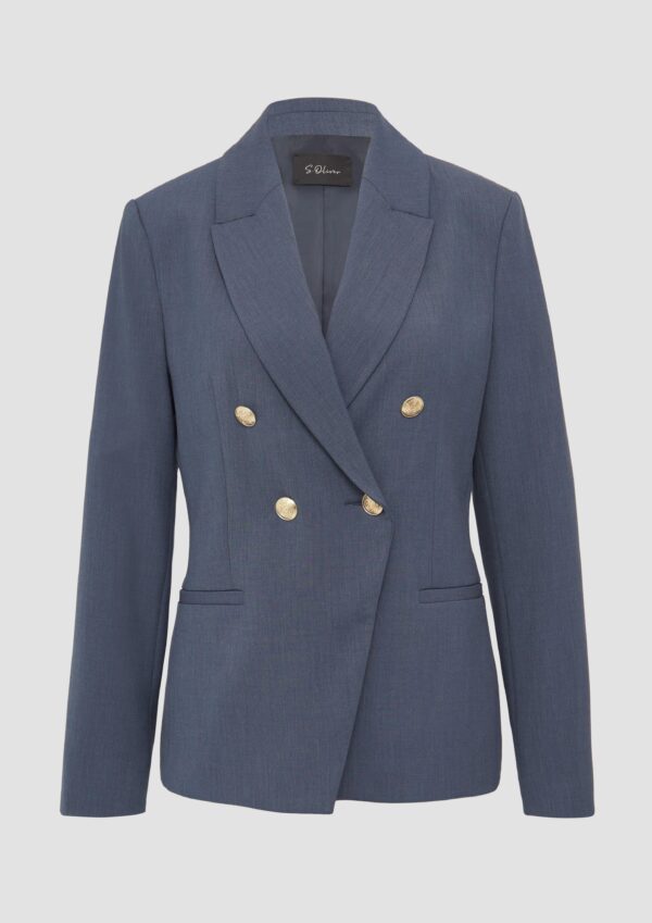 Doppelreihiger Blazer im Slim Fit