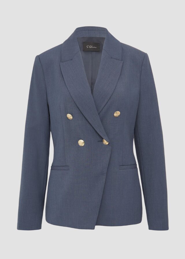 Doppelreihiger Blazer im Slim Fit