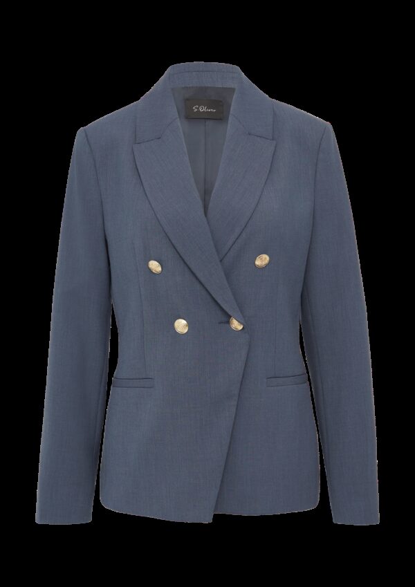 Doppelreihiger Blazer im Slim Fit