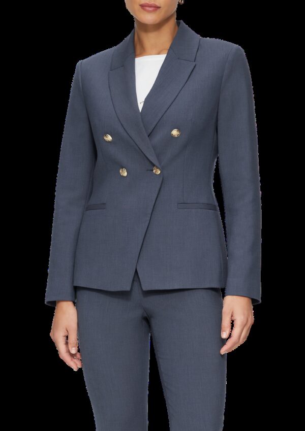 Doppelreihiger Blazer im Slim Fit