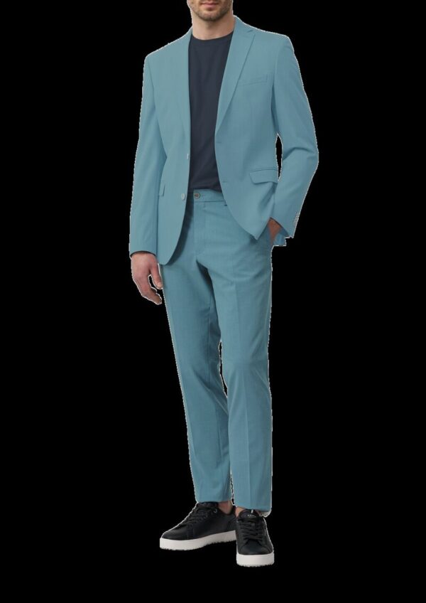 s.O PURE: Meliertes Sakko aus Stretch-Twill im Slim Fit