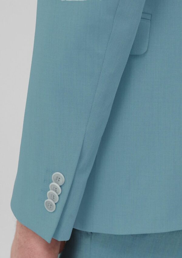 s.O PURE: Meliertes Sakko aus Stretch-Twill im Slim Fit