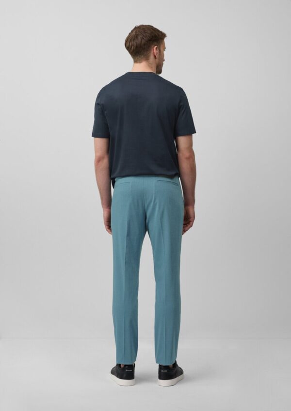 s.O PURE: Anzughose aus meliertem Stretch-Twill
