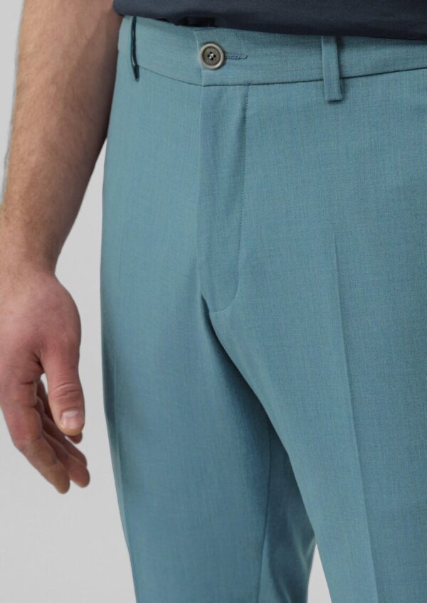 s.O PURE: Anzughose aus meliertem Stretch-Twill