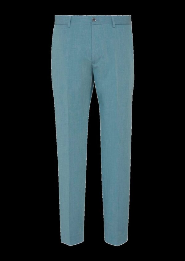 s.O PURE: Anzughose aus meliertem Stretch-Twill