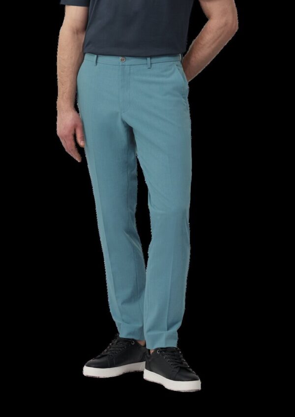 s.O PURE: Anzughose aus meliertem Stretch-Twill