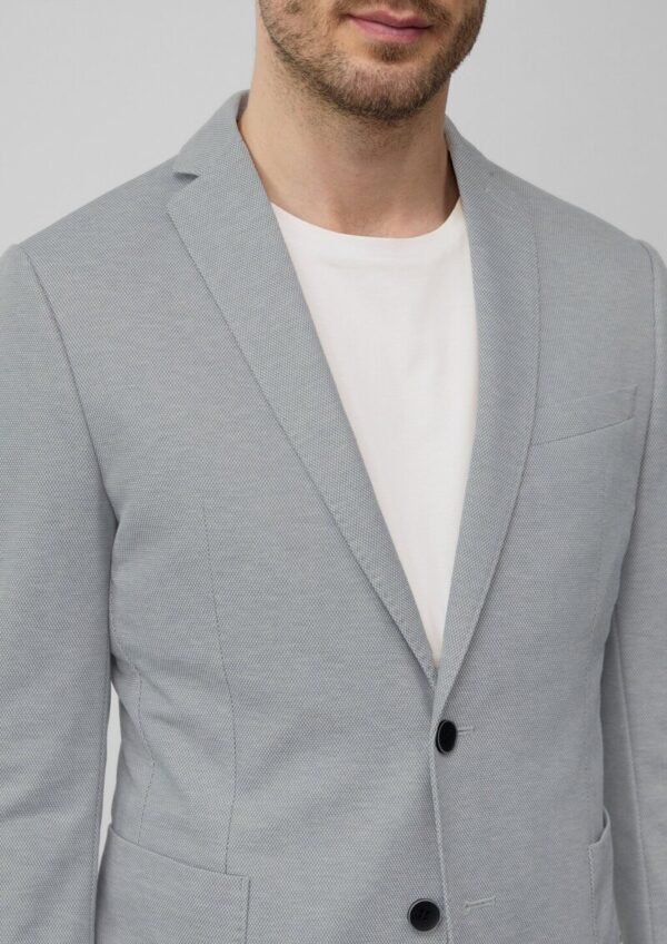 s.O JOGG: Anzugsakko aus zweifarbigem Piqué-Jersey