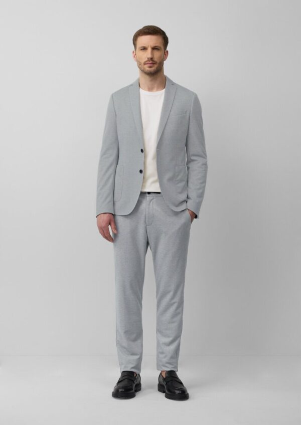 s.O JOGG: Anzugsakko aus zweifarbigem Piqué-Jersey