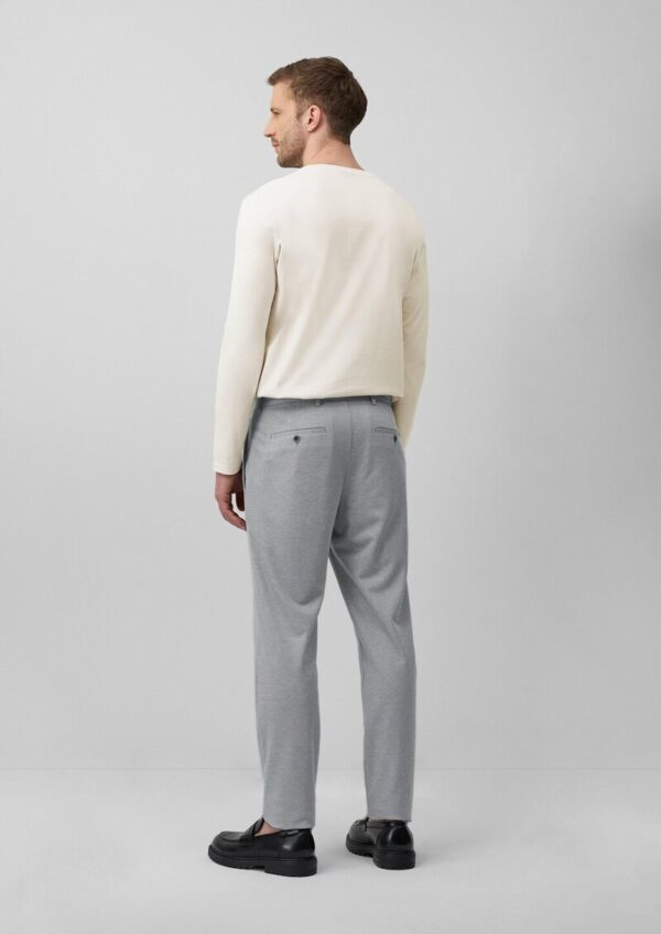 s.O JOGG: Anzughose aus zweifarbigem Piqué-Jersey