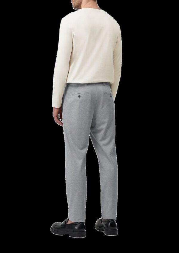 s.O JOGG: Anzughose aus zweifarbigem Piqué-Jersey