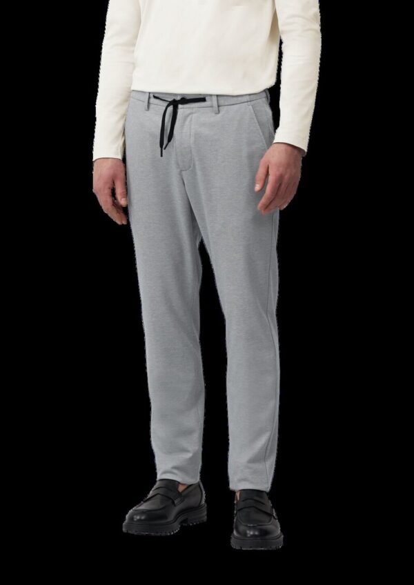 s.O JOGG: Anzughose aus zweifarbigem Piqué-Jersey