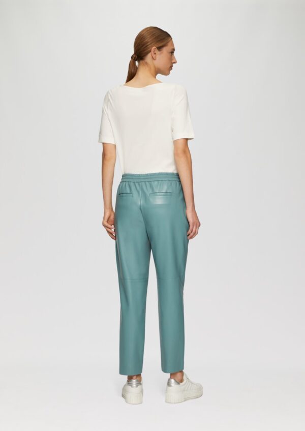 Relaxed Jogpants aus Lederimitat