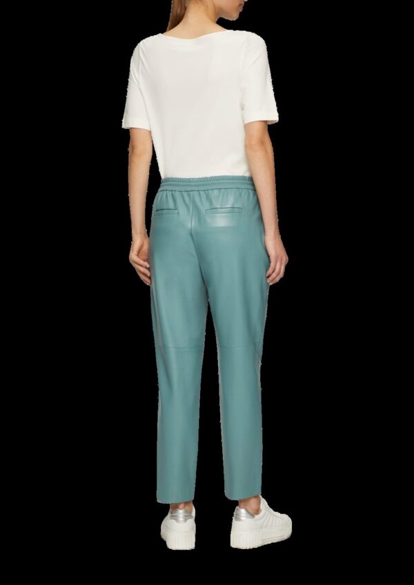 Relaxed Jogpants aus Lederimitat