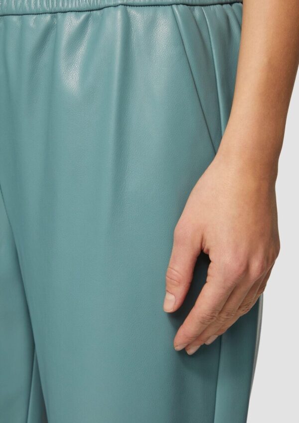 Relaxed Jogpants aus Lederimitat