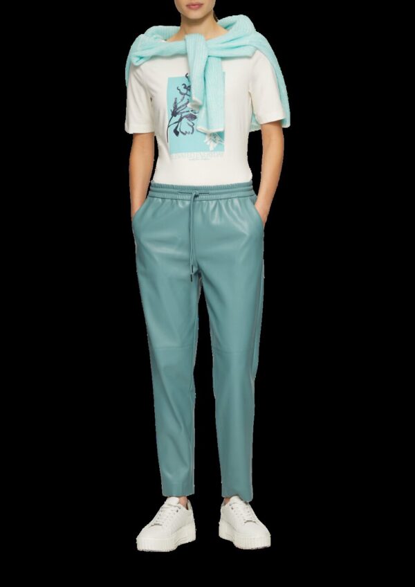 Relaxed Jogpants aus Lederimitat