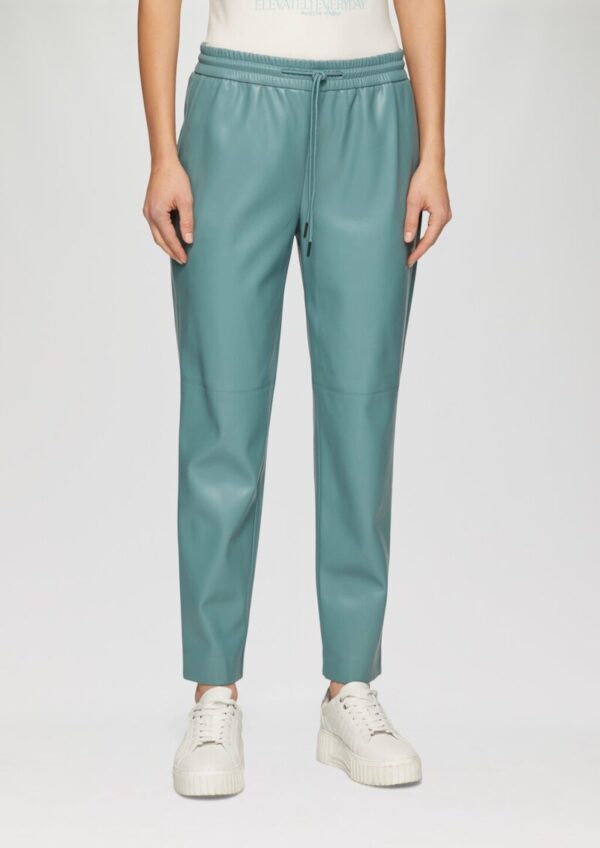 Relaxed Jogpants aus Lederimitat