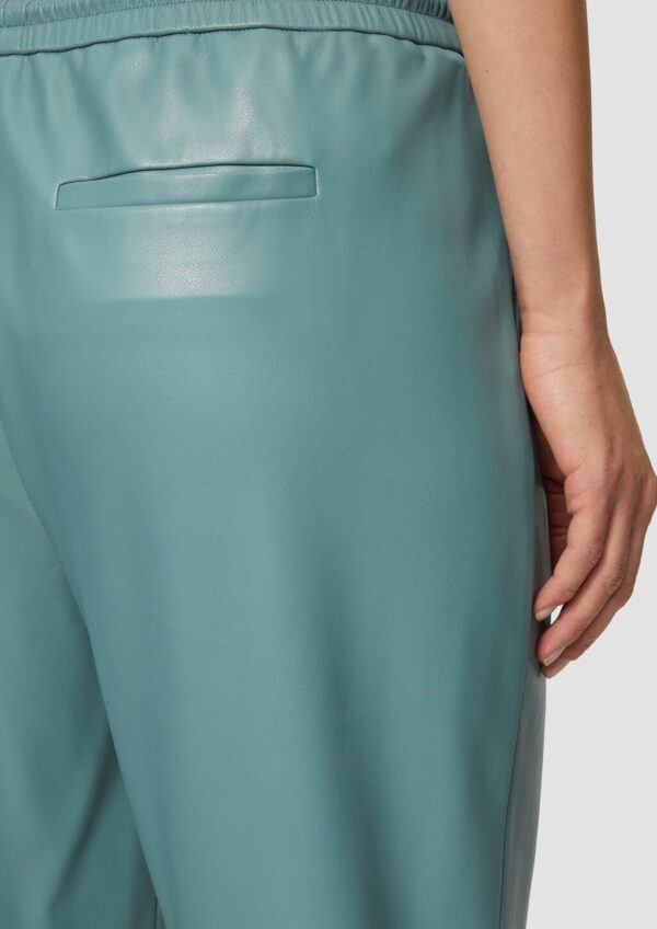 Relaxed Jogpants aus Lederimitat