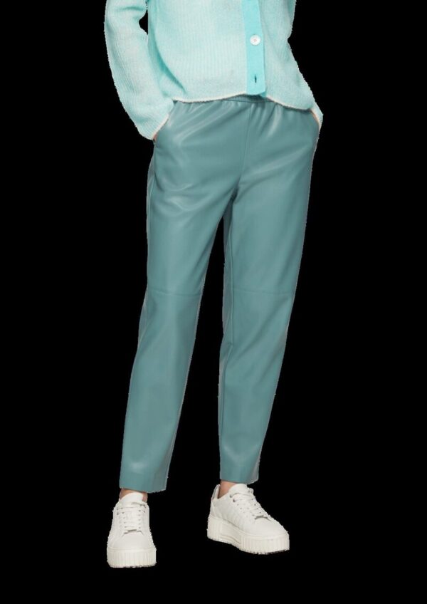 Relaxed Jogpants aus Lederimitat