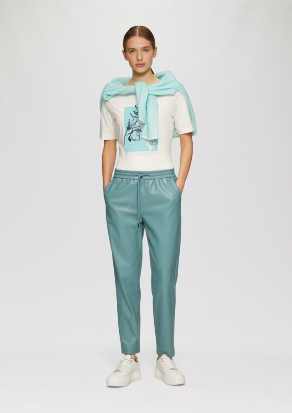 Relaxed Jogpants aus Lederimitat