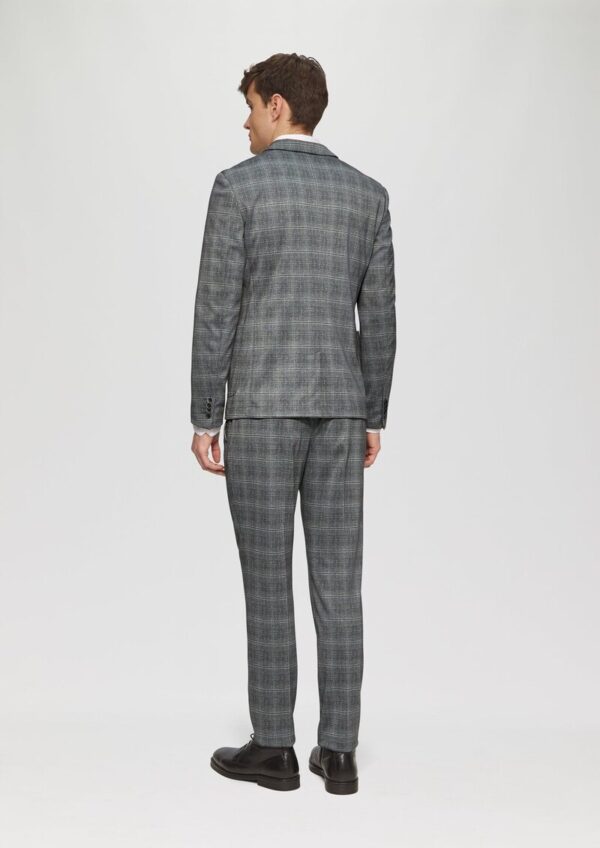 s.O JOGG: Kariertes Sakko aus Stretch-Jersey