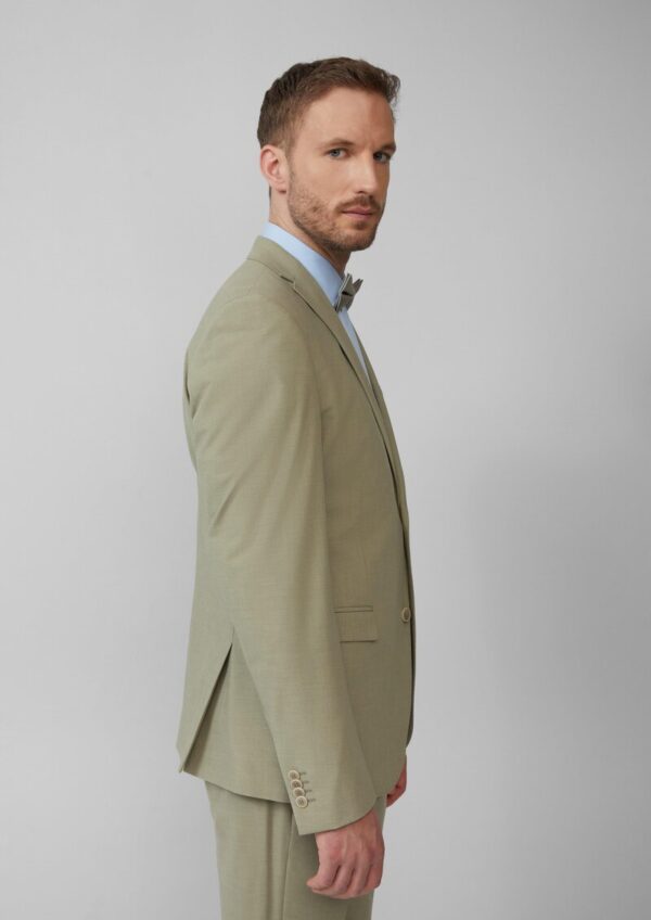 s.O PURE: Sakko aus meliertem Stretch-Fabric