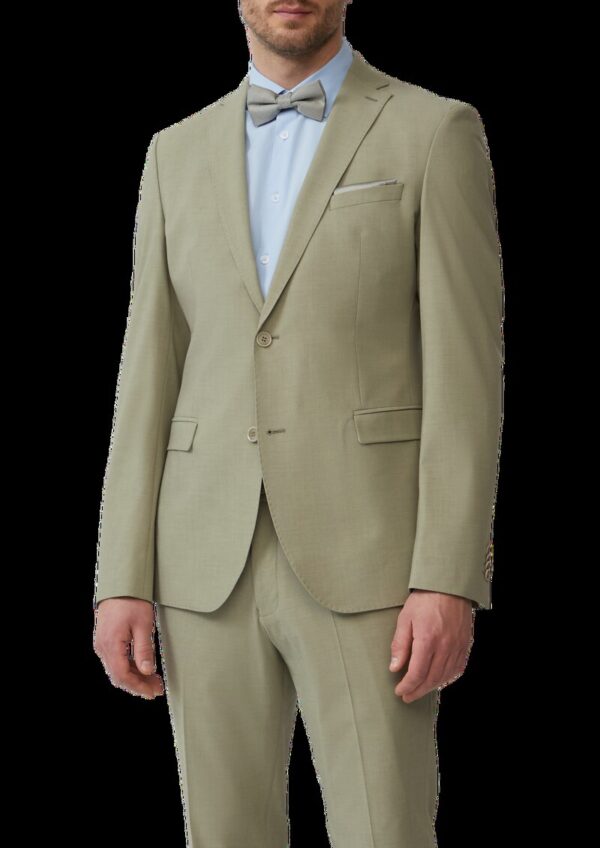 s.O PURE: Sakko aus meliertem Stretch-Fabric