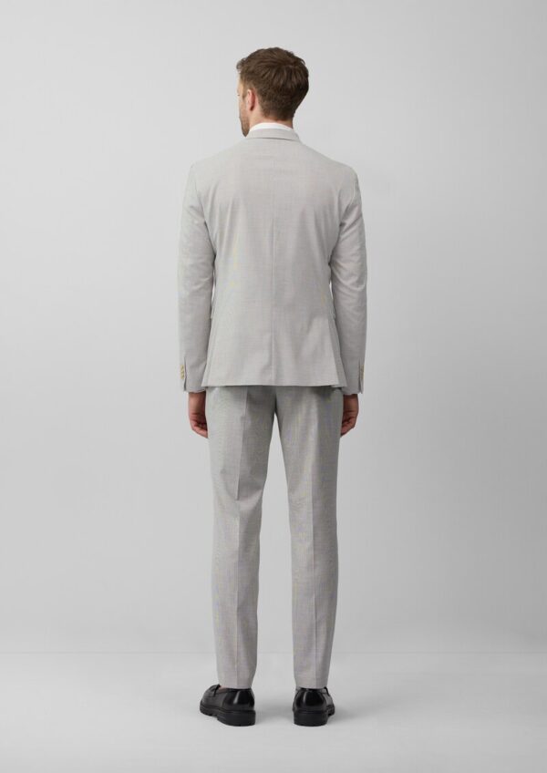 s.O PURE: Anzugsakko aus kariertem Stretch-Gewebe