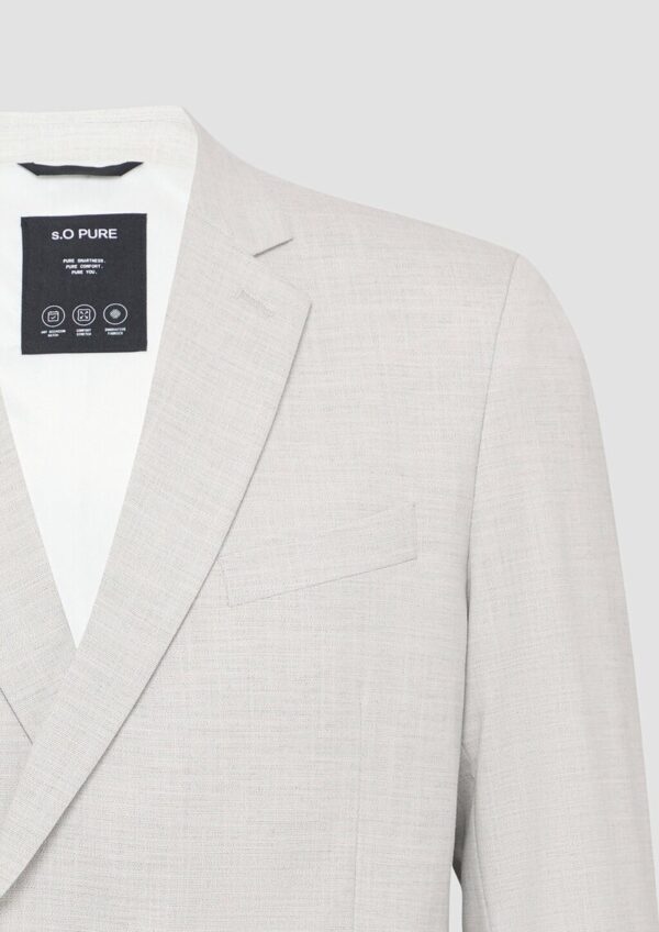 s.O PURE: Zweireihiges Sakko im Slim Fit