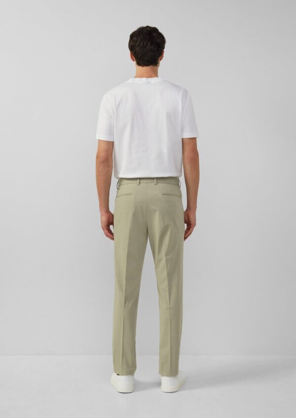 s.O PURE: Anzughose aus meliertem Stretch-Fabric