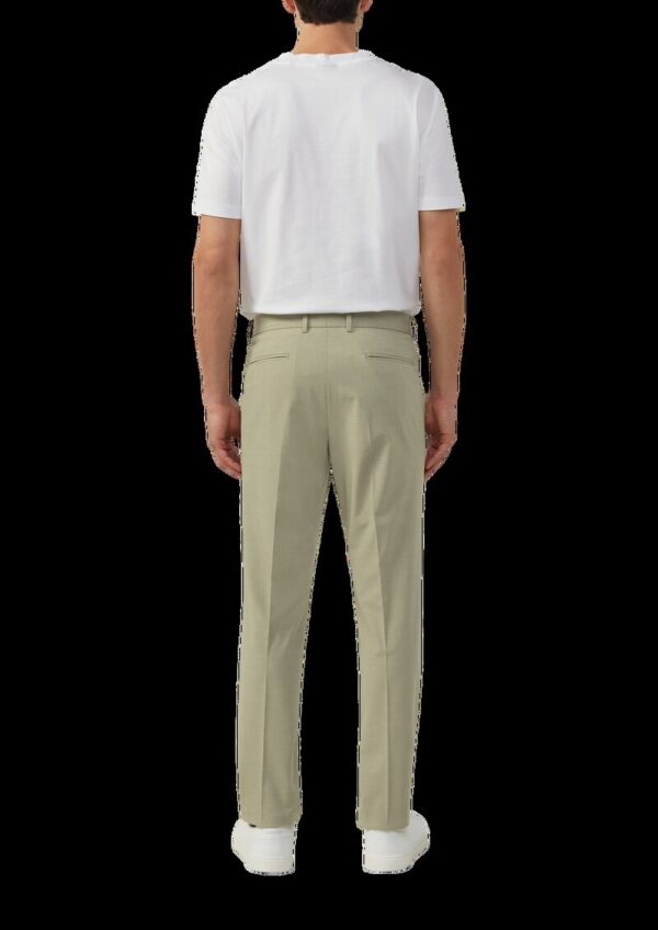 s.O PURE: Anzughose aus meliertem Stretch-Fabric