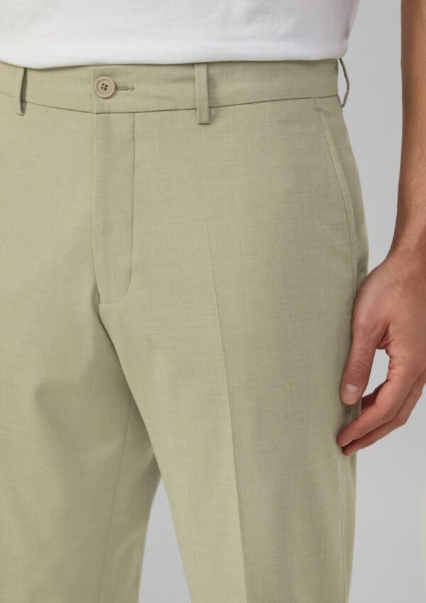 s.O PURE: Anzughose aus meliertem Stretch-Fabric