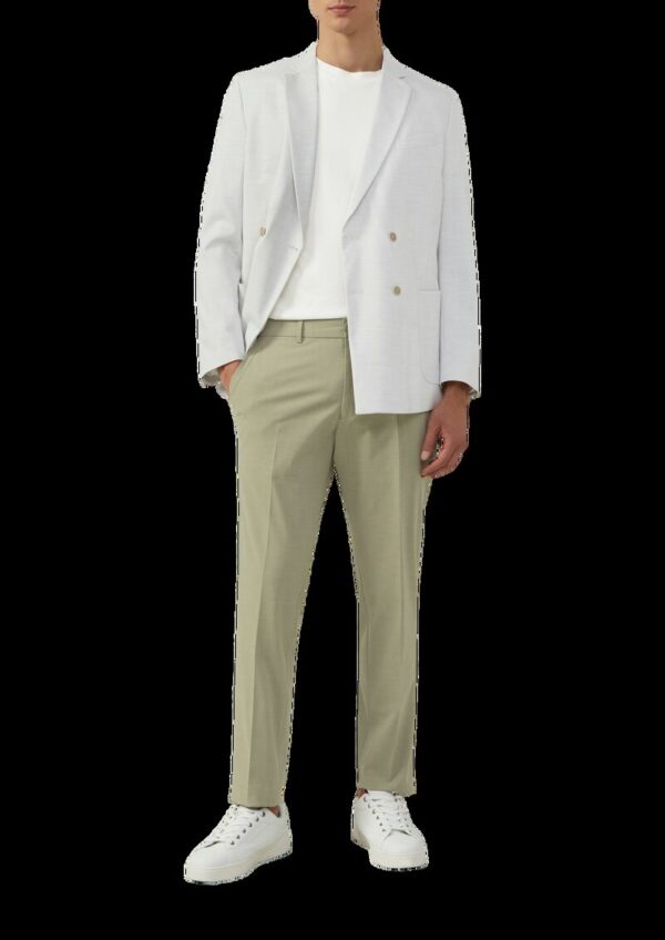 s.O PURE: Anzughose aus meliertem Stretch-Fabric