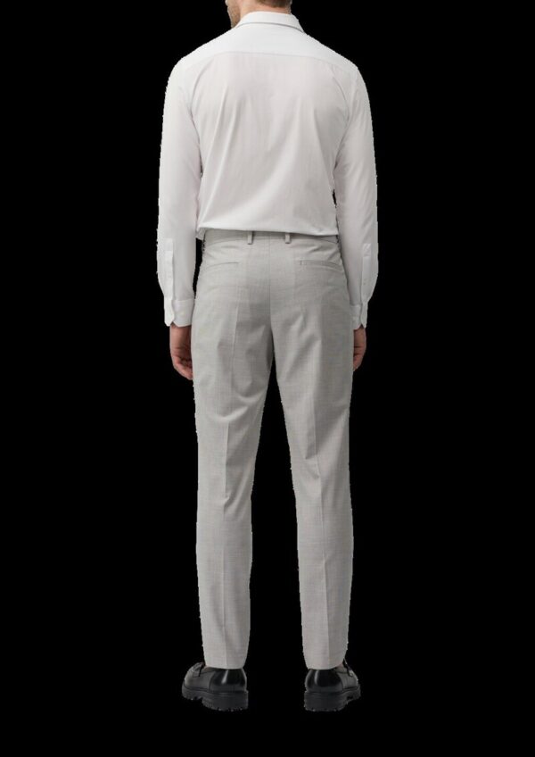 s.O PURE: Anzughose aus kariertem Stretch-Gewebe