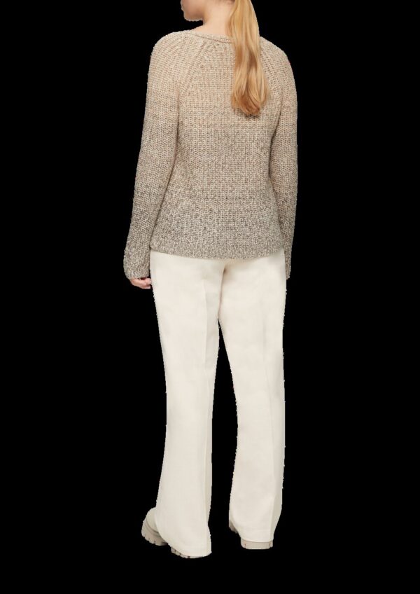 Strickpullover mit V-Ausschnitt