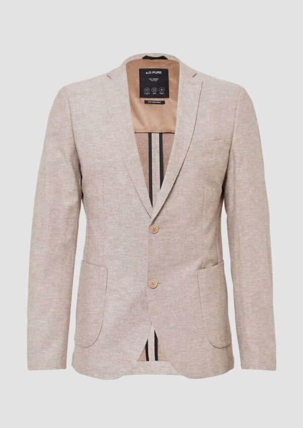 s.O PURE: Anzugsakko aus Leinenmix