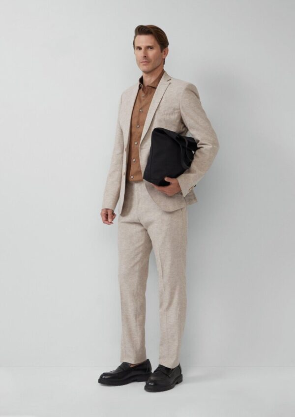 s.O PURE: Anzugsakko aus Leinenmix