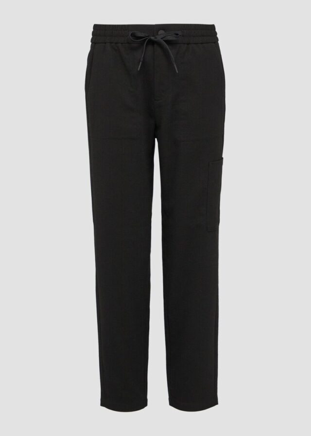 Twill-Hose mit Cargotasche und Elastikbund