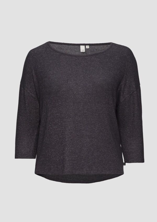 Meliertes Shirt aus Viskosemix